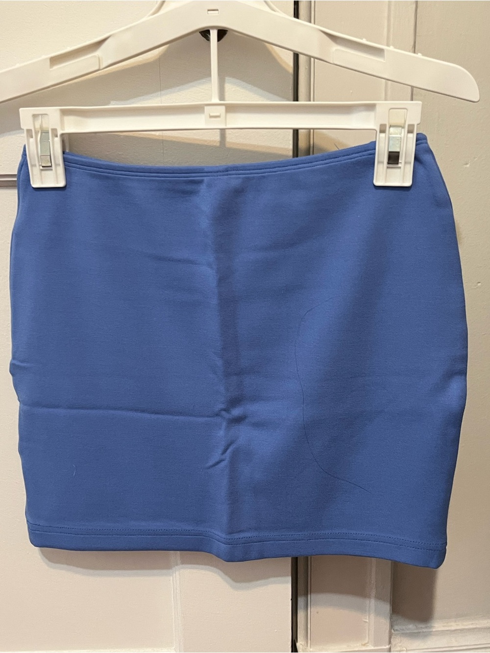 Girls Blue Stretch Mini Skirt American Apparel NEW  without Tag